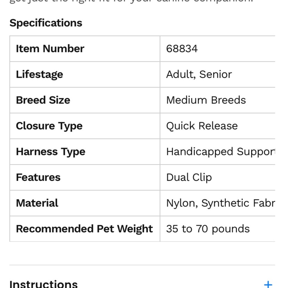 💕NWT Rear Harness - Picture 9 of 9
